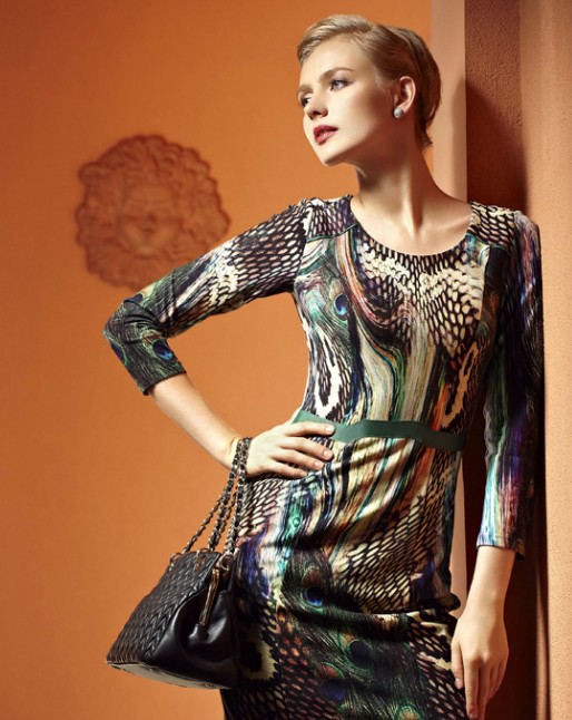 玛莉梦娜杂色舒适连衣裙时尚女装新款上市