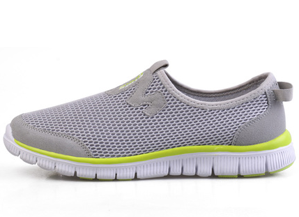 旺克2013 秋冬男子网布透气鞋 休闲板鞋 一脚蹬懒