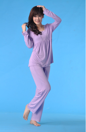 凱倫堡 春秋季 可爱 时尚 莫代尔女士睡衣套装女