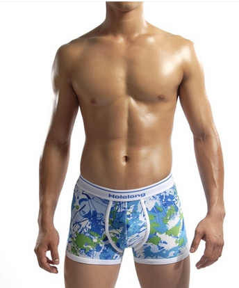 活力龙男士冰丝平角内裤 男超薄透气速干