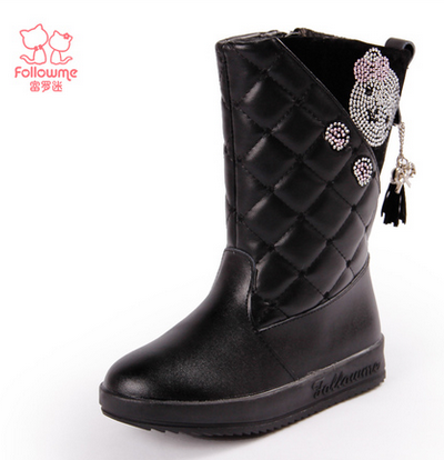 富罗迷儿童鞋靴女童 2013冬季儿童雪地靴 儿童靴