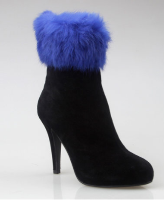 2013秋冬新款短靴女靴真兔毛靴子高跟靴真皮女靴