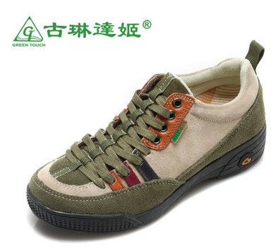 古琳达姬鞋子秋季平底单鞋四季女鞋耐磨防滑户