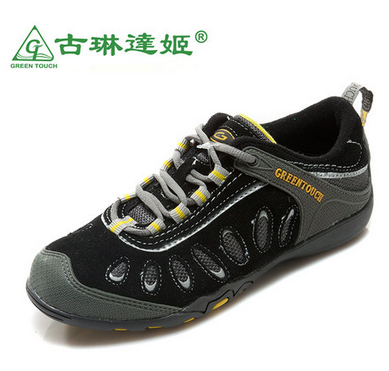 古琳达姬新款四季女鞋耐磨防滑真皮女士休闲鞋