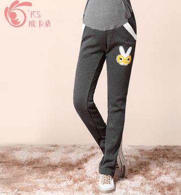 2013秋冬季新款孕妇长裤 时尚韩版潮厚款托腹裤