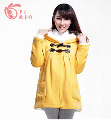 孕妇装冬装棉服 2013新款加厚韩版棉衣外套 连帽