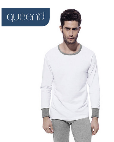 淳度舒奈系列男款打底保暖套装天然棉质薄款保