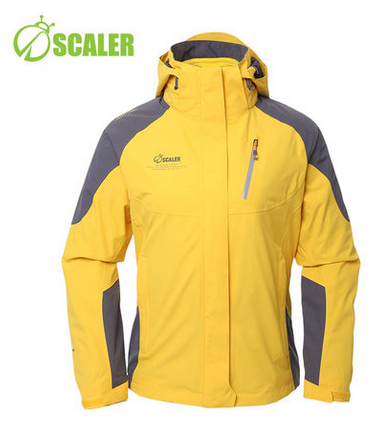 思凯乐户外冲锋衣女三合一冲锋衣两件套防水透