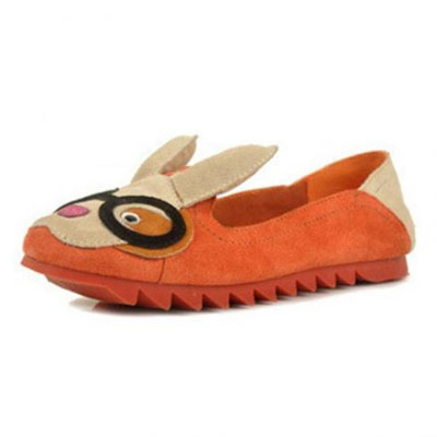 尼尼可可卡通兔子形象女单鞋