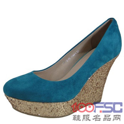 chch女式坡跟高跟鞋