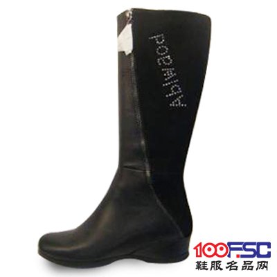 甘蒂2011年新款上市坡跟高筒女