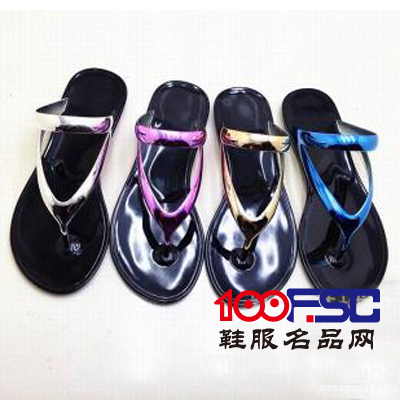2014欧美流行新款舒适PVC平底果冻凉鞋