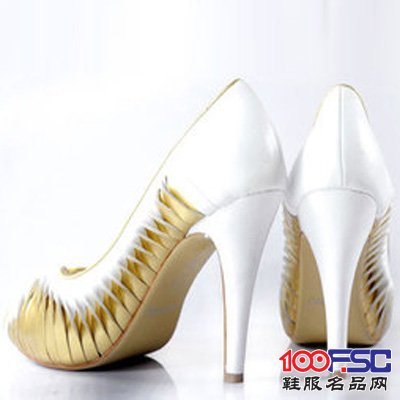 领头羊鱼嘴高跟鞋水台女鞋