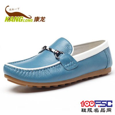 康龙韩版潮流英伦低帮鞋驾车休闲皮鞋
