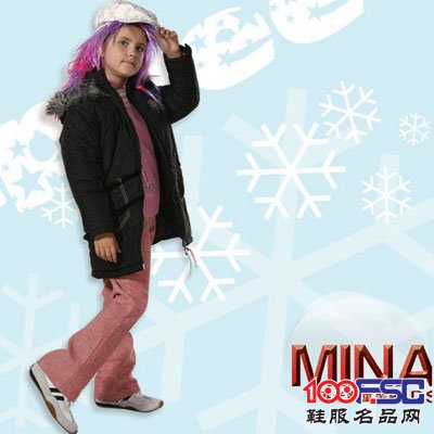 米娜女童大童冬季童装展示二