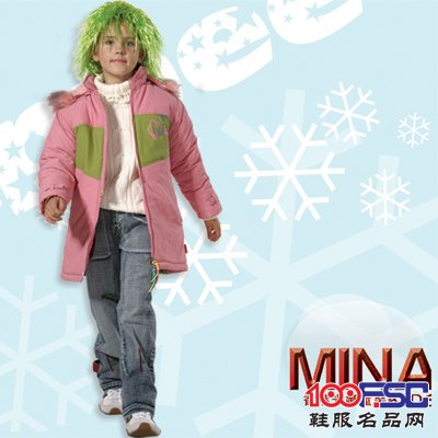 米娜女童大童冬季童装展示