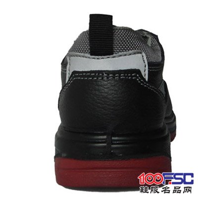 尊狮黑色红底低帮安全鞋kl-602