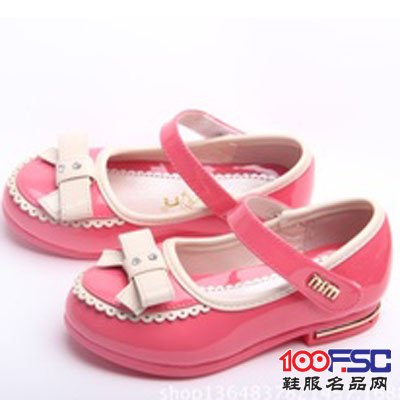 福德隆品牌韩国外贸温州2014春款新款真皮韩版女童气质花瓣公主鞋