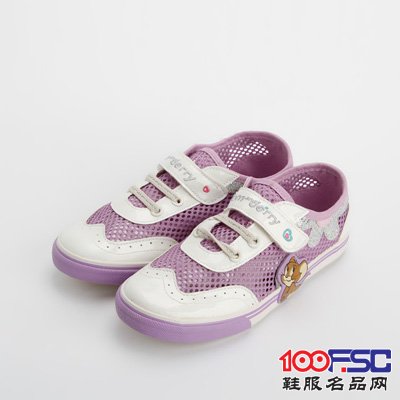 猫和老鼠网格童鞋布鞋休闲