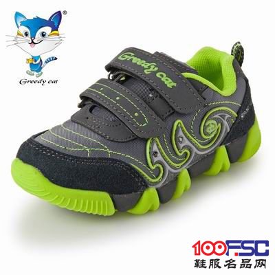 贪婪猫男童鞋运动鞋