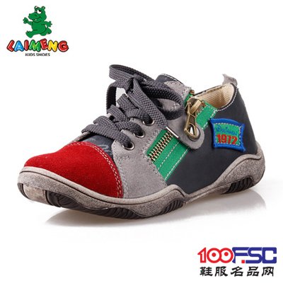 莱蒙童鞋2013秋季新款鞋机能鞋韩版潮童皮鞋