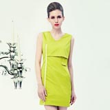 仙也慕品牌无袖连衣裙