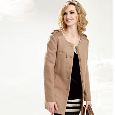 雅戈美黛秋冬大衣羊毛呢大衣