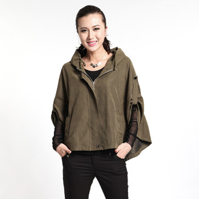 欧维苔妮/O'VITENEY 新款连帽短款斗篷