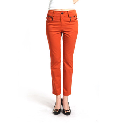 欧维苔妮/O'VITENEY 新款弹力显瘦小脚裤