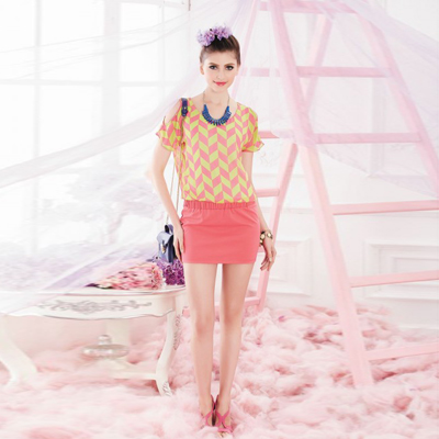 城市衣柜女装2014春夏装女装包臀连衣裙