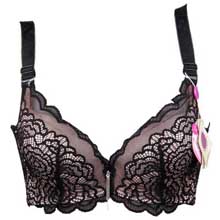 卡诗帕丝蕾丝侧收聚拢中模杯磁旋棉可插垫按摩文胸