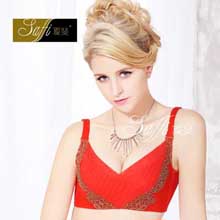 夏斐凤花薄杯女式文胸