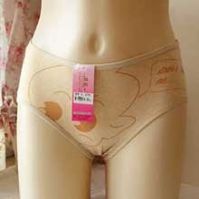 庄侃女士卡通纯彩棉三角内裤少女学生低腰可爱舒适透气特价短裤