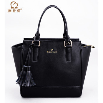 摩登堡2014时尚新款潮真皮女包 牛皮手提包单肩斜挎包