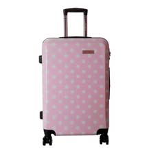 宝丽韩版波点拉杆箱旅行箱行李箱粉色波点20 24 28寸登机箱