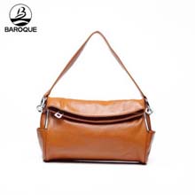 巴络克头层摔纹真皮女包欧美时尚夏款单肩潮流斜跨女包