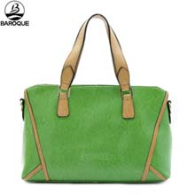 巴络克baroque潮流女包新款细纹欧美时尚撞色百搭真皮女包外贸单肩包