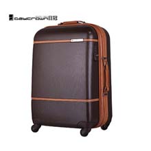 日冠经典复古拉杆箱高端商务旅行箱配真皮 航空登机箱包