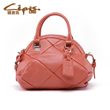 嬉皮氏手提女皮单肩包女包