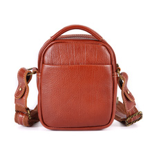 嬉皮氏头层女皮斜挎手提女包