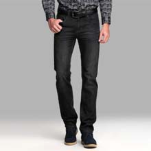 圣得西 2013男冬装 男装修身版天然棉混纺牛仔裤