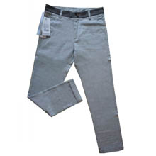 二狼狐轩男士九分裤子韩版修身青年欧版裤弹力休闲裤英伦小脚裤