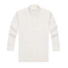 新郎希努尔男装官方正品 男士白衬衫男长袖含棉衬