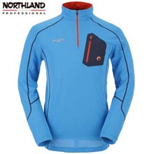 诺诗兰户外蒂罗尔Polartec 男式立领长袖T恤