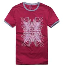 左岸男装 夏装新款2014韩版潮流夏季修身 男士短袖t恤