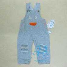 企鹅仔仔 2014秋款婴童外出阳光男孩吊带长裤