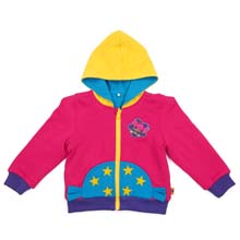 BABiBOO巴比布儿童开衫 2013秋季新款卡通 儿童有帽外套里外套