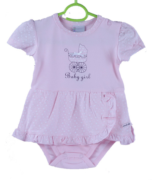 coccodrillo宝宝短袖连衣裙夏装套装连体服爬服哈衣连体衣