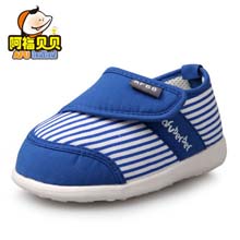 阿福贝贝婴儿鞋学步鞋宝宝鞋春秋 婴儿鞋子叫叫鞋童鞋机能鞋男童