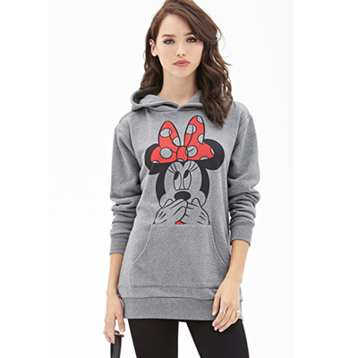 FOREVER21 米妮米老鼠连帽卫衣T恤
